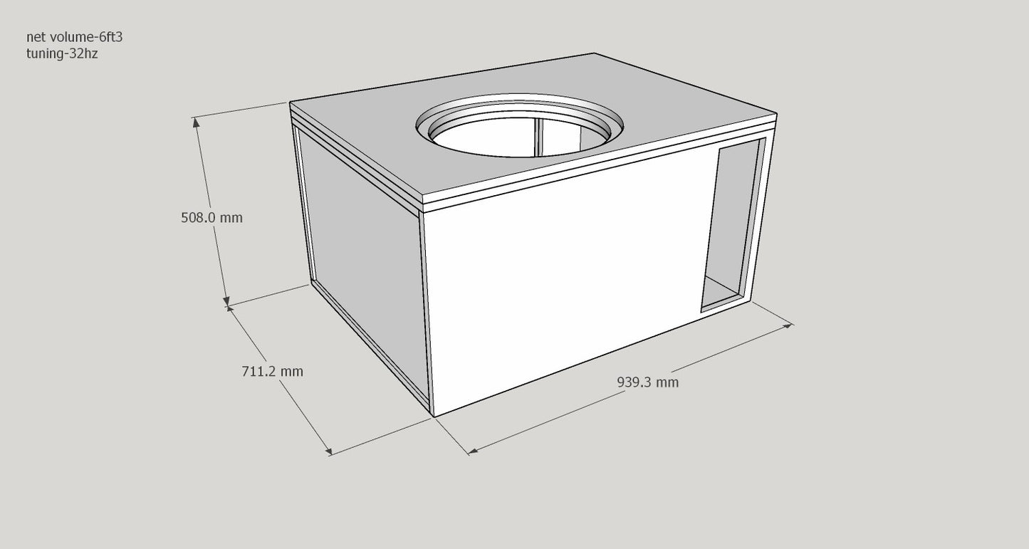 ACX18" PORTED ENCLOSURE